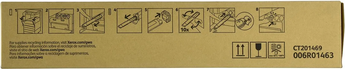 Xerox 006R01463 Tonercartridge Magenta - 15.000 pagina's - afbeelding 2 van 3