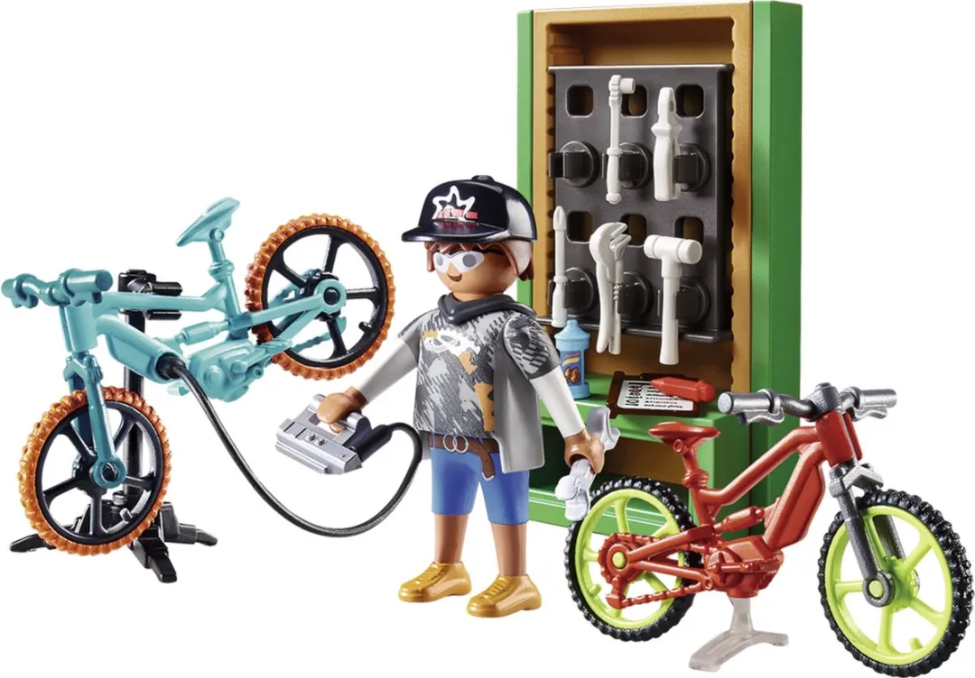 Playmobil E-bike Werkplaats 70674 - Multicolor