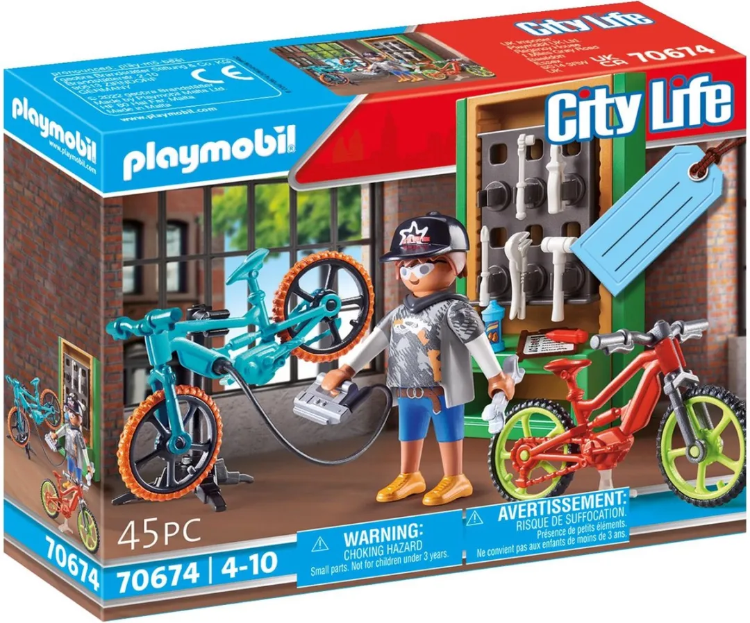 Playmobil E-bike Werkplaats 70674