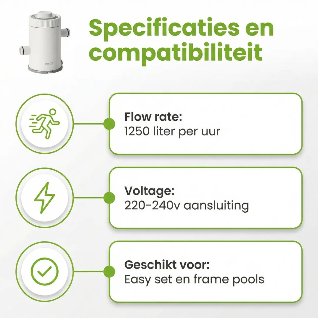 Intex 26602GS Filterpomp 1250L/u - 32mm