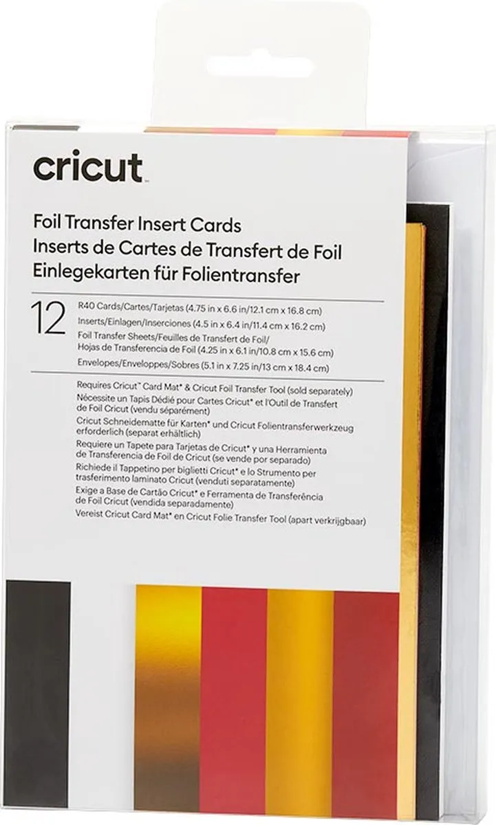 Cricut Insert Cards FOIL Royal Flush R40