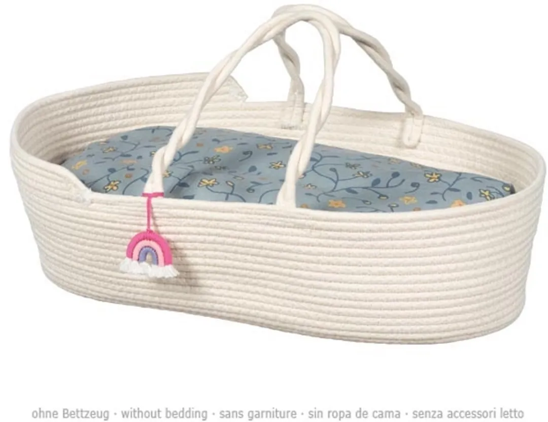 Goki GK51427 Poppen Draagmand - Meerkleurig