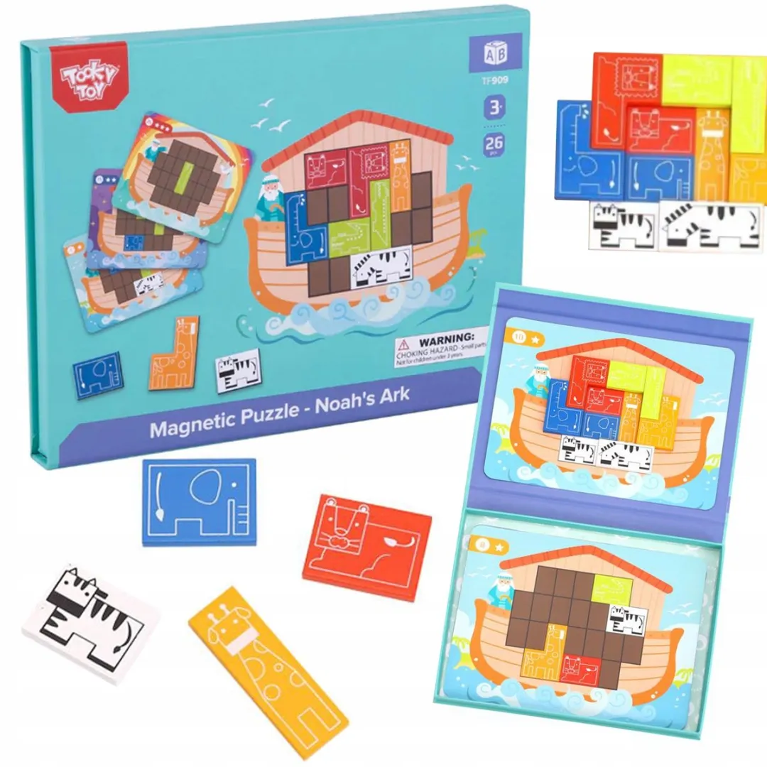 Tooky Toy Houten Puzzel Ark van Noach