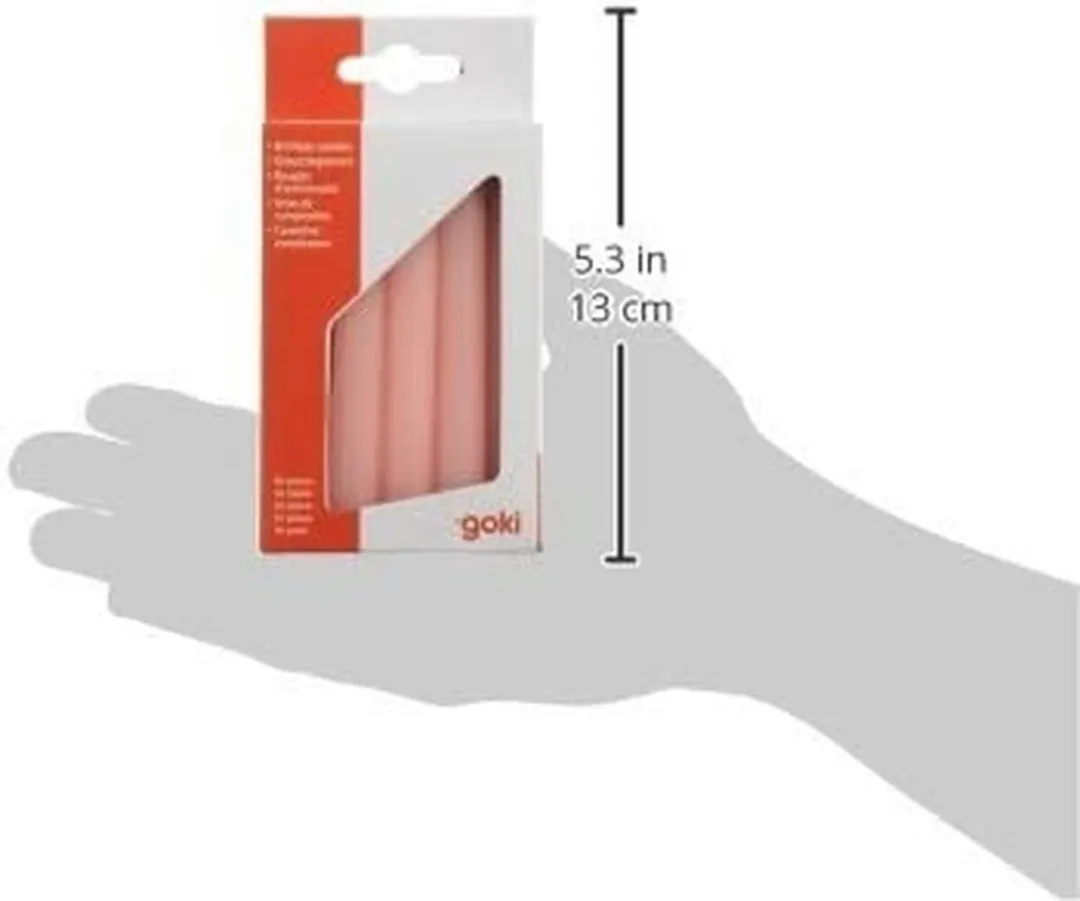 Goki Verjaardag Kaarsjes 10 Stuks - 8cm - Roze