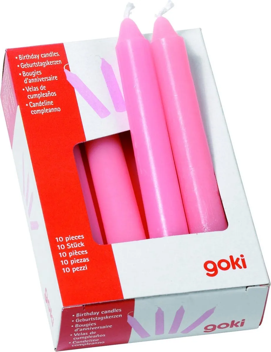 Goki Verjaardag Kaarsjes 10 Stuks