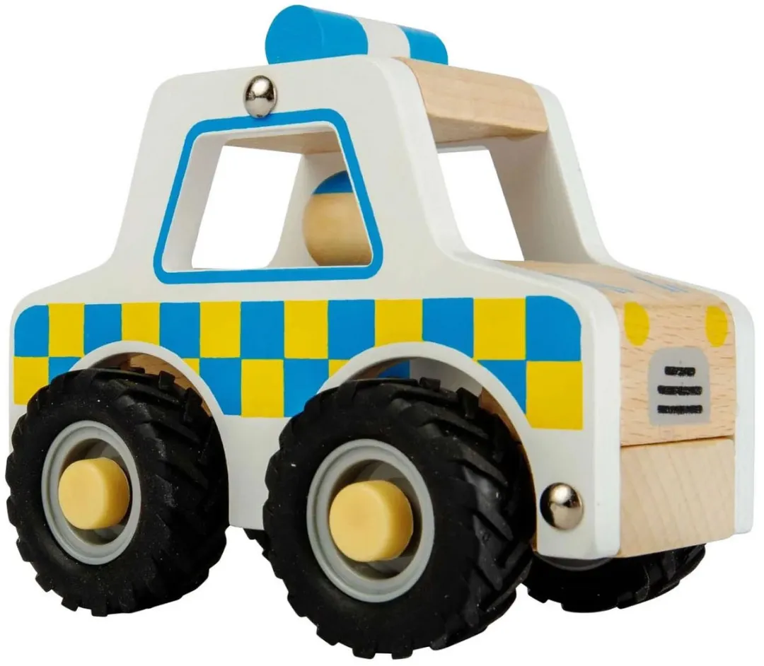 BIGJIGS Houten Politieauto 38007
