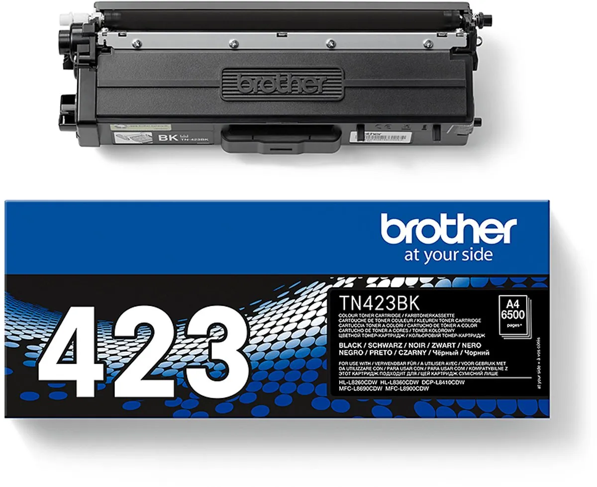 Brother TN-423BK Tonercartridge - 18.500 pagina's - Zwart