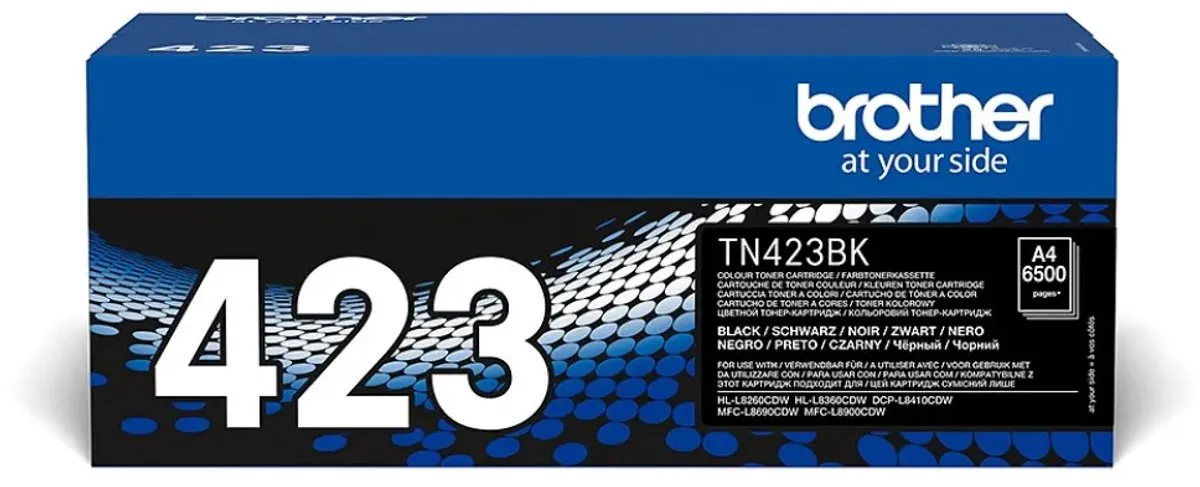 Brother TN-423BK Toner - 26.000 Stuks (4x6.500) - Zwart - afbeelding 6 van 6