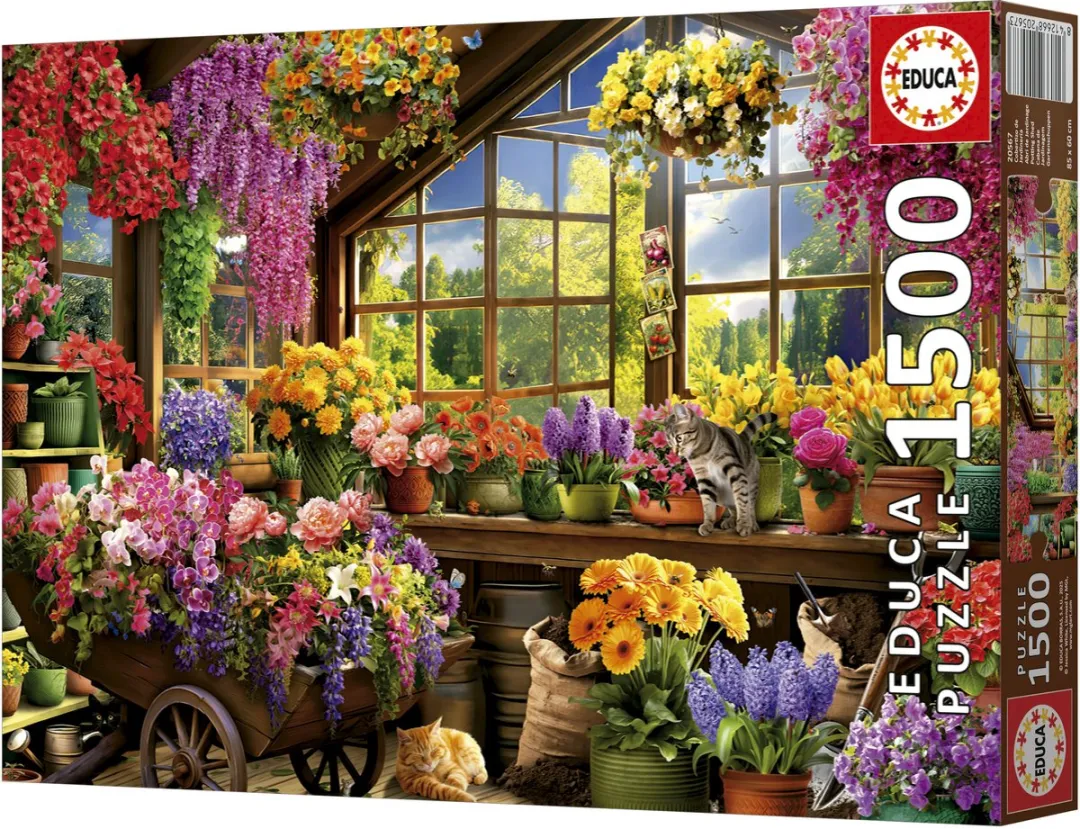 Educa Potting Shed Legpuzzel 1500 Stuks - Meerkleurig