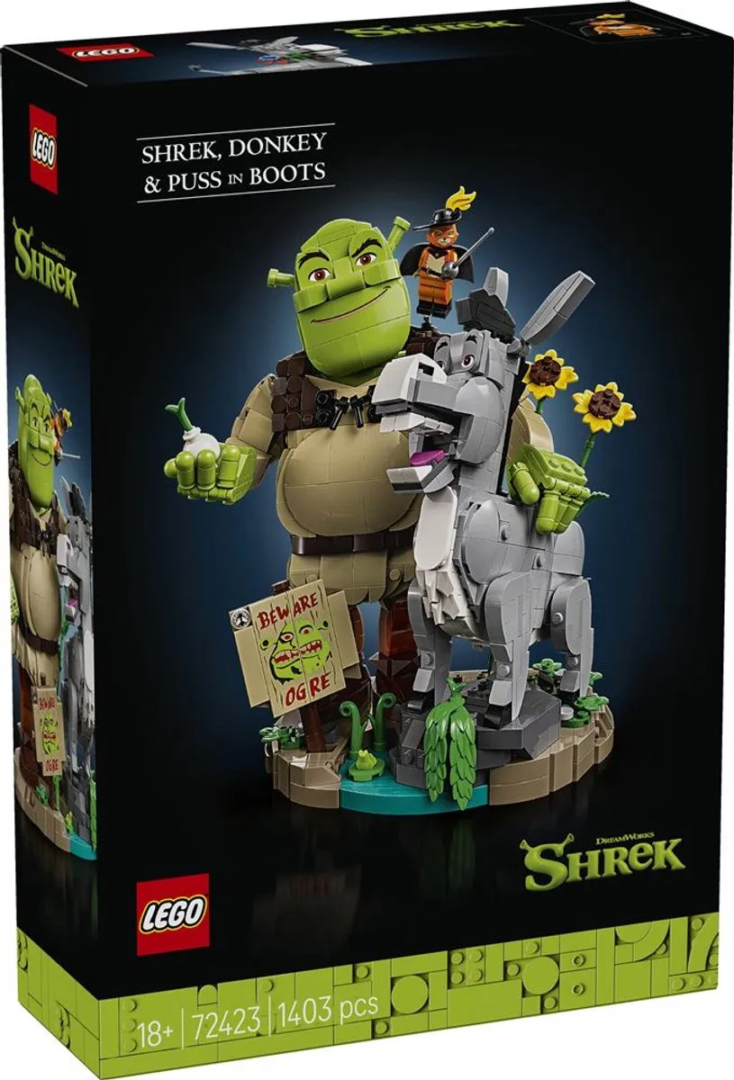 LEGO Shrek Meerkleurig Bouwset 72423 - 1403 Stukken
