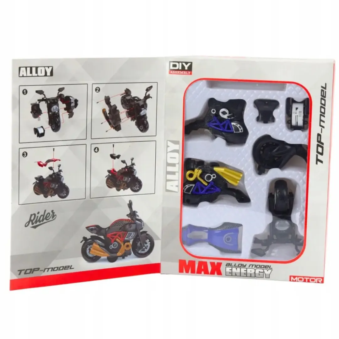 Lean Toys Brussering Metals 1:14 DIY - Blauw - afbeelding 3 van 4