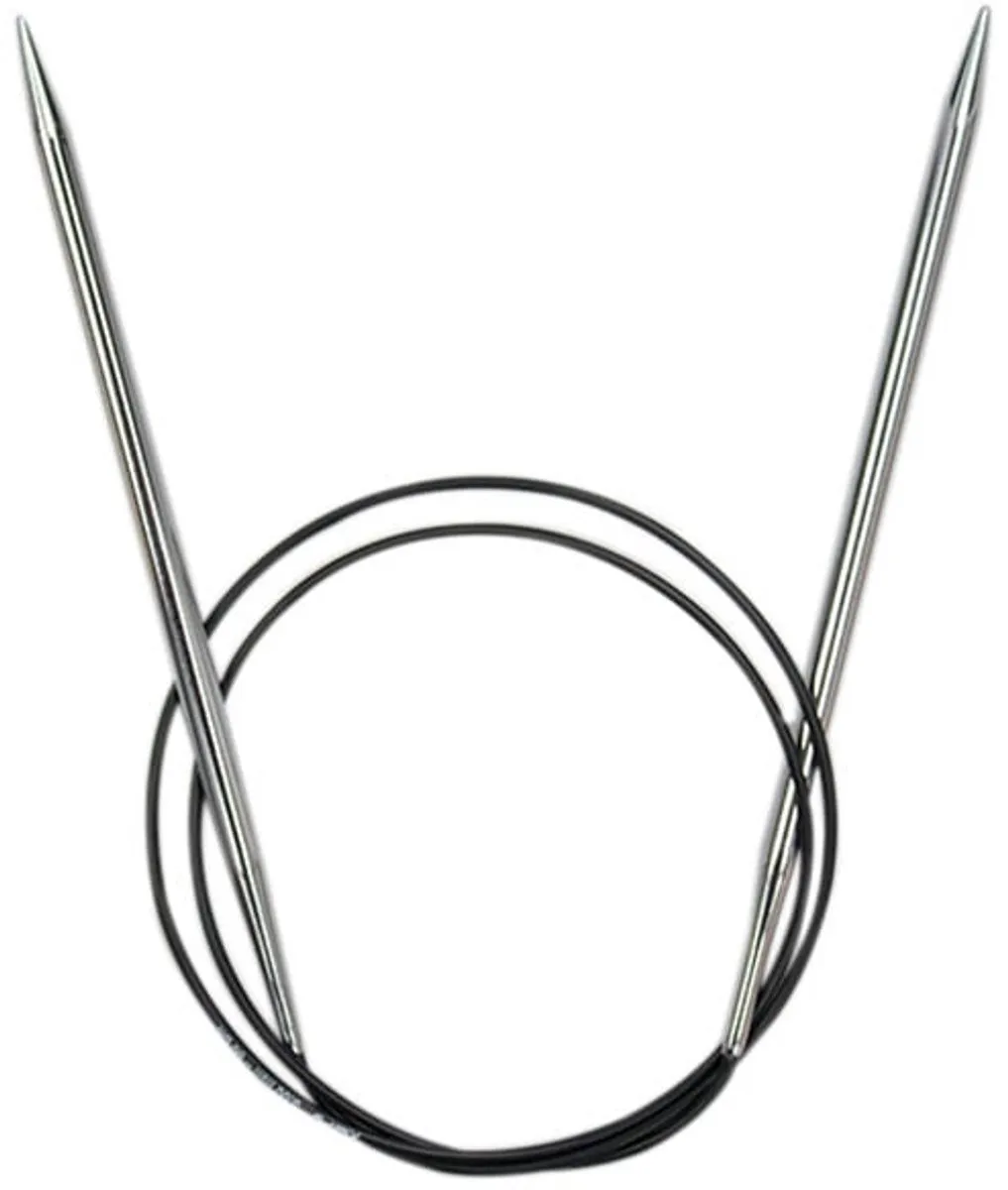 Drops Pro Classic Rondbreinaalden 8.0mm - 80cm - Zilver