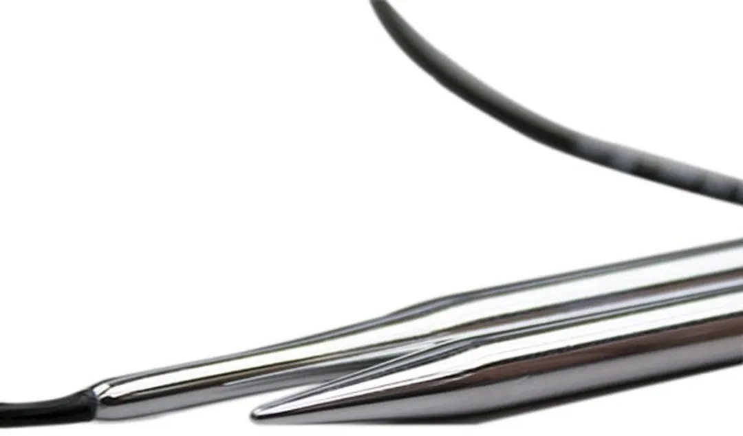 Drops Pro Classic Rondbreinaalden 8.0mm - 80cm - Zilver