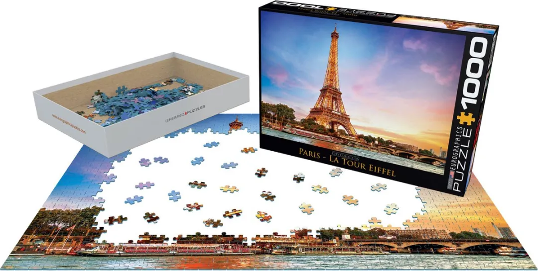 Eurographics Puzzel Paris La Tour Eiffel 1000 Stuks - Meerkleurig