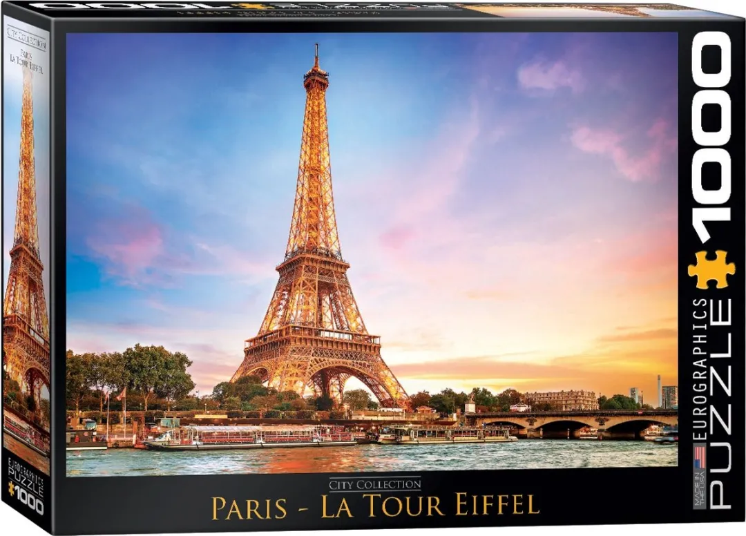 Eurographics Puzzel Paris La Tour Eiffel 1000 Stuks - Meerkleurig