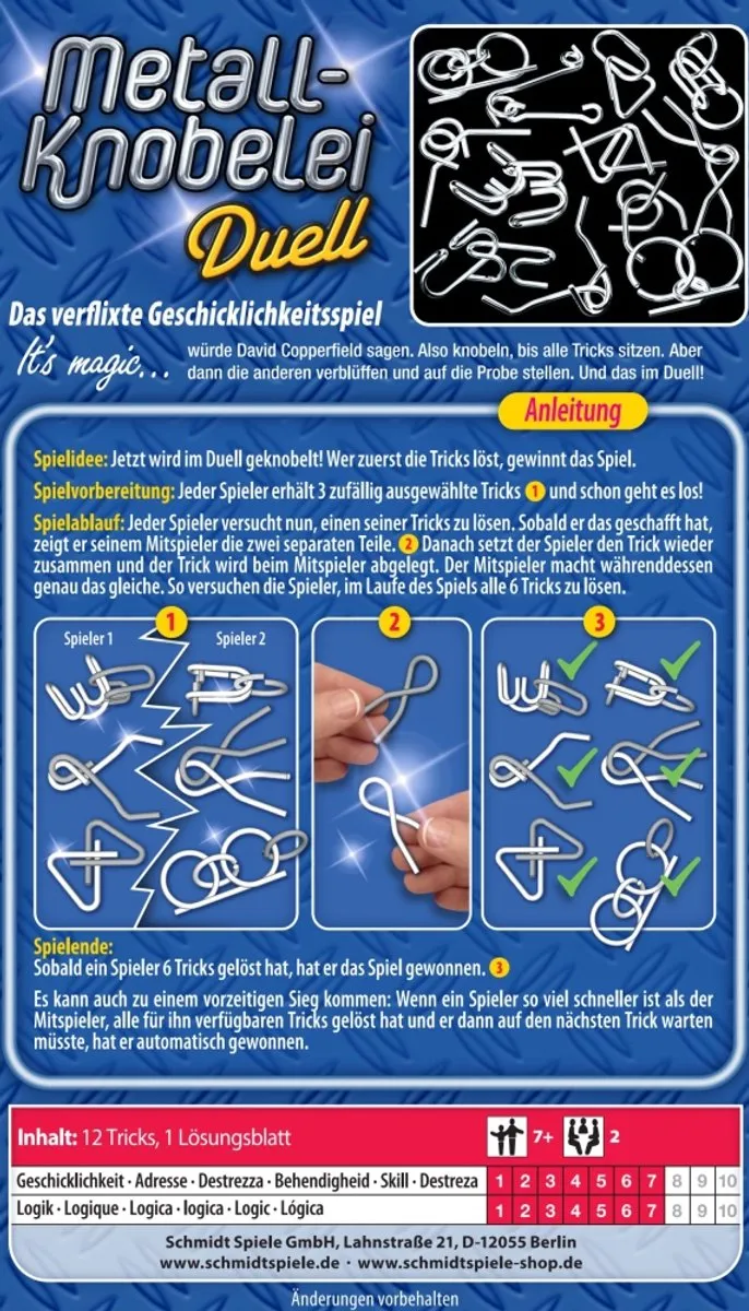 Schmidt Spiele 4051206 - 2 Spelers