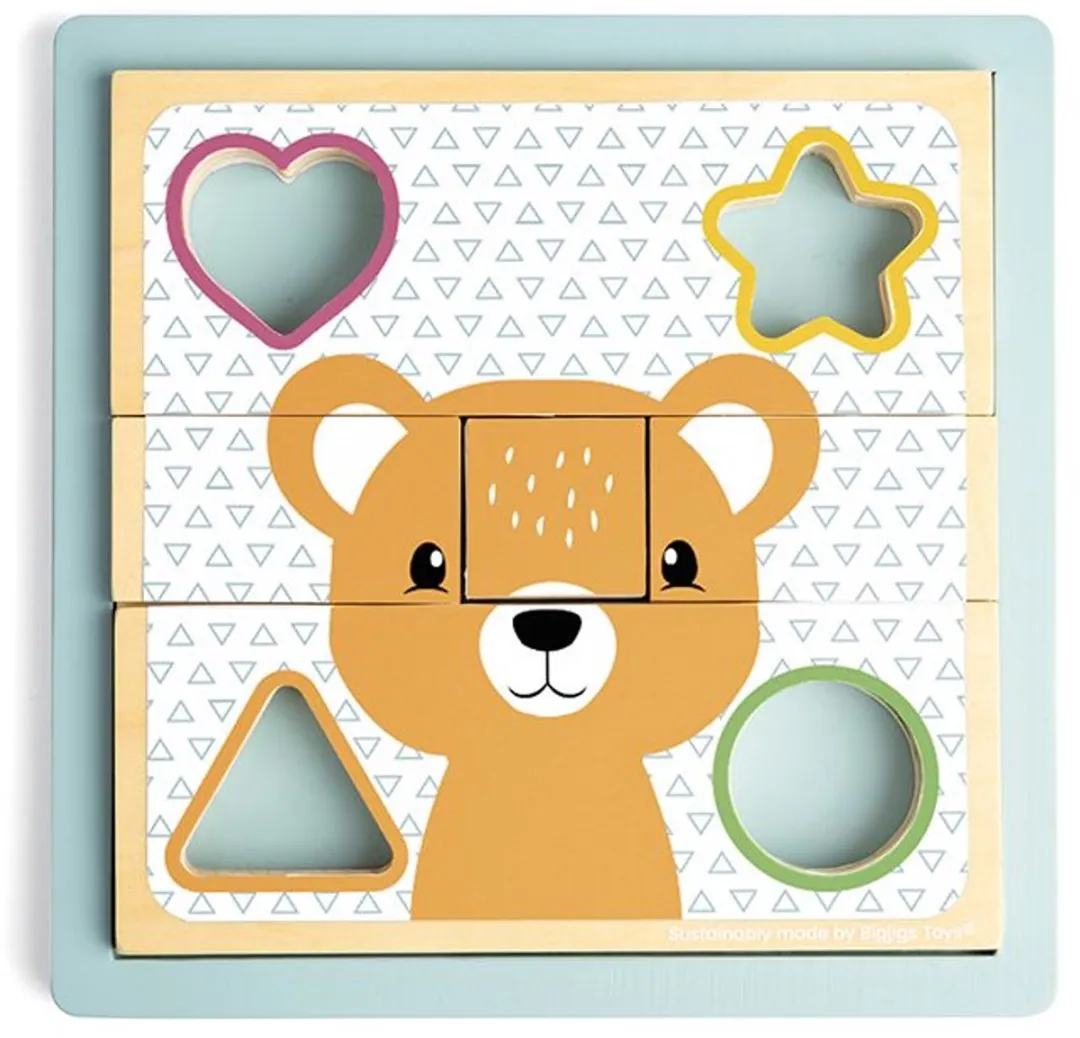 BIGJIGS Houten Activiteitenspel Puzzel 1000 Stuks - Meerkleurig