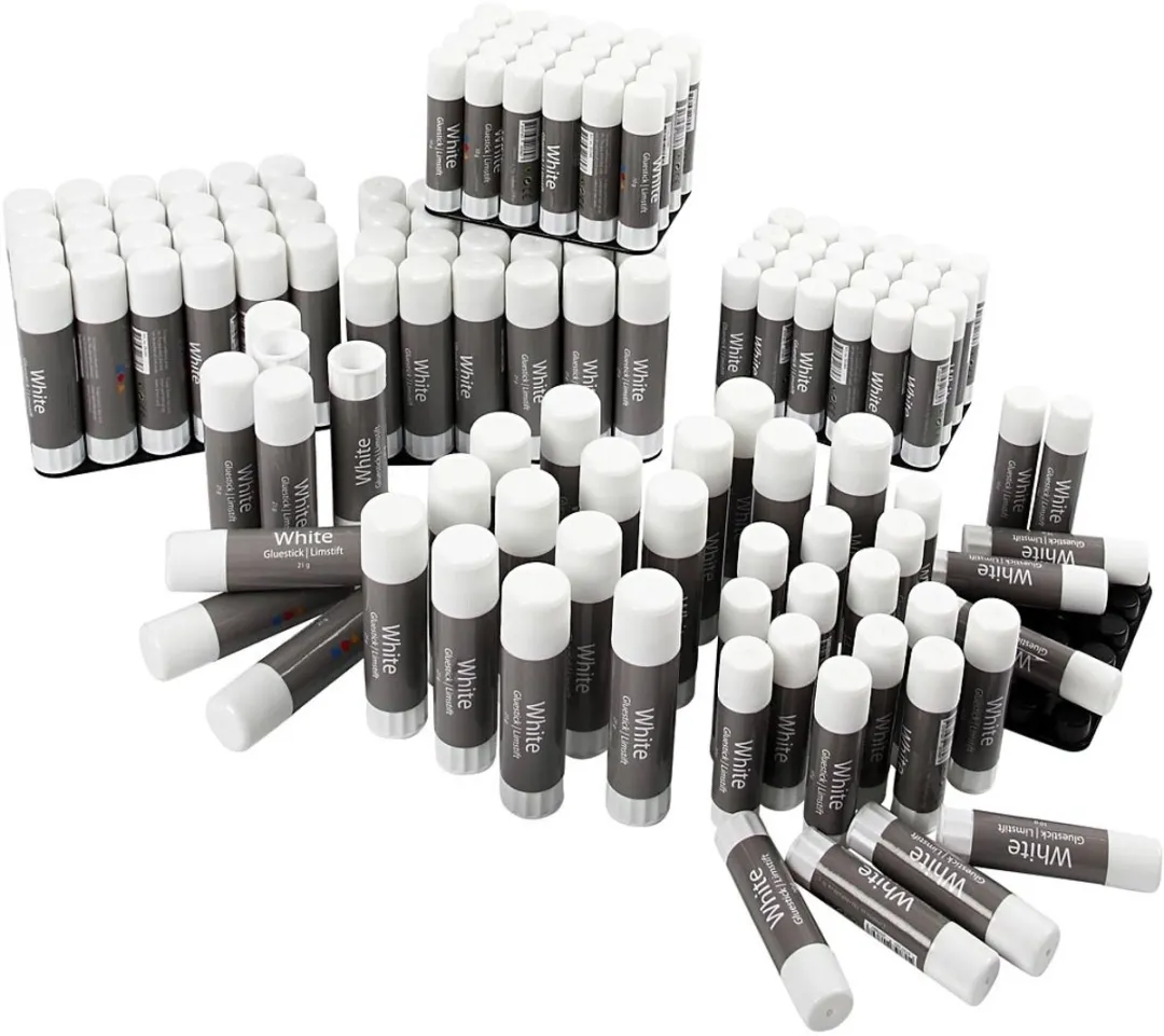 Creativ Company Witte Lijmstiften - 144 Stuks