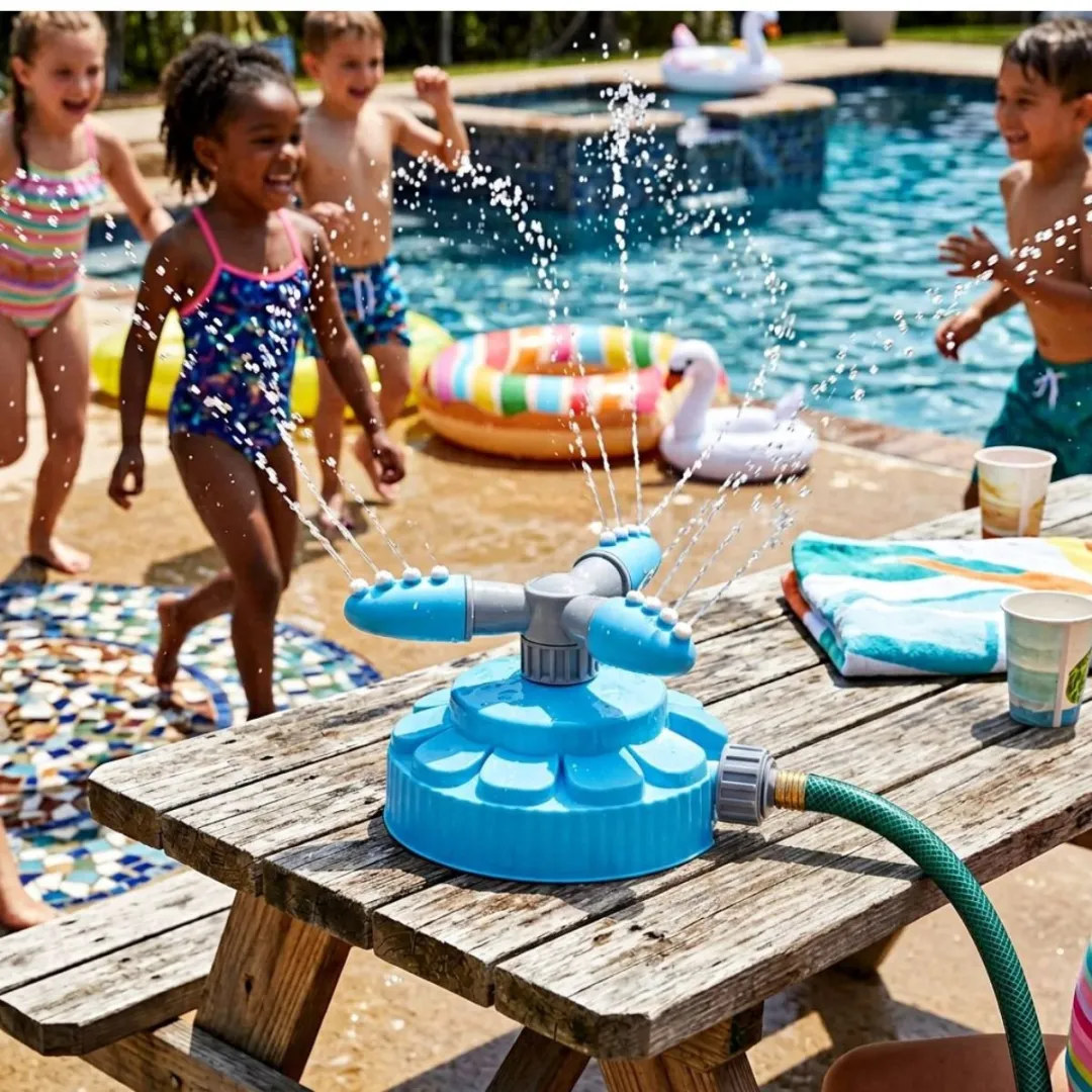 Eddy Toys Watersproeier Set - 3 Sproeikoppen Multi