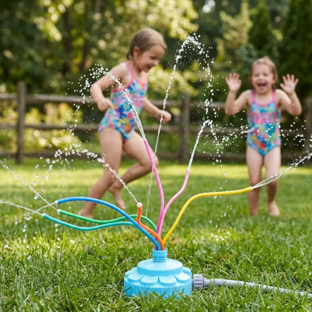 Eddy Toys Watersproeier Set - 3 Sproeikoppen Multi