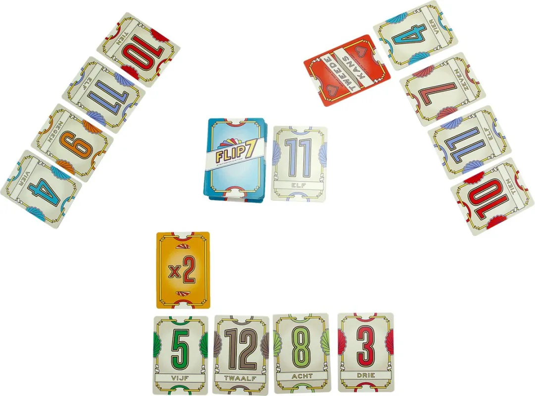 999 Games Flip 7 Kaartspel - 3-24 Spelers - MPN 999-FIP02 - afbeelding 6 van 6