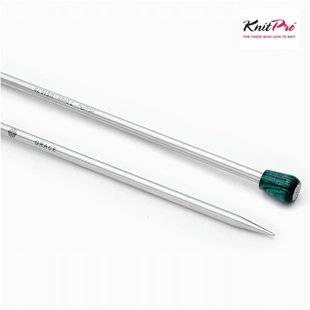KnitPro Mindful Rechte Breinaalden 12.0mm x 35cm - Turquoise