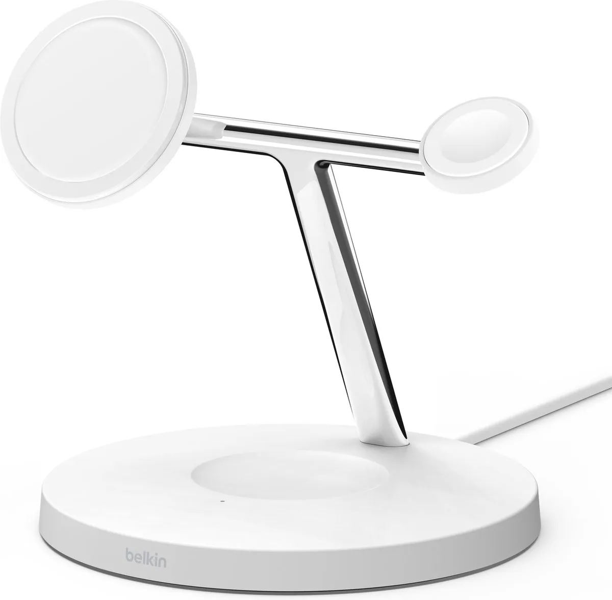 Belkin Boost Charge Pro - MagSafe 3-in-1 Wireless Charger - Wit