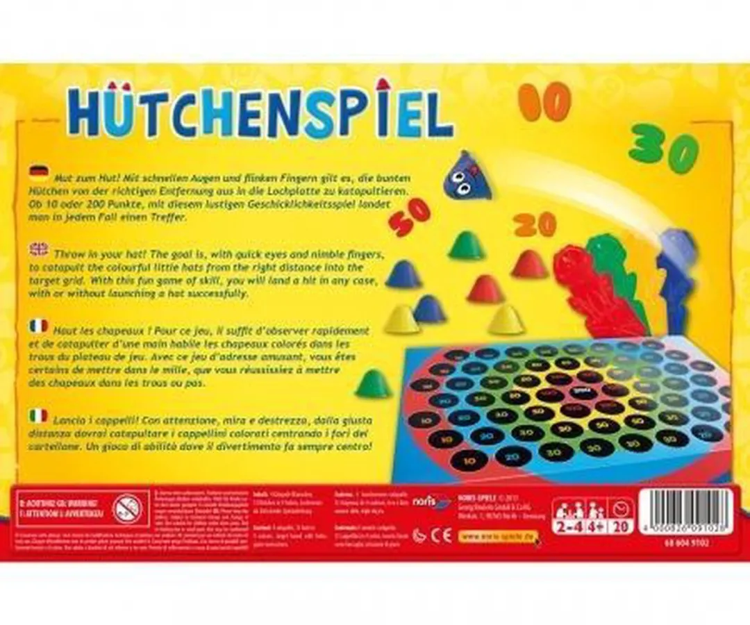 Noris 606049102 Speelset Vaardigheidsspel - 2-4 Spelers - afbeelding 2 van 3