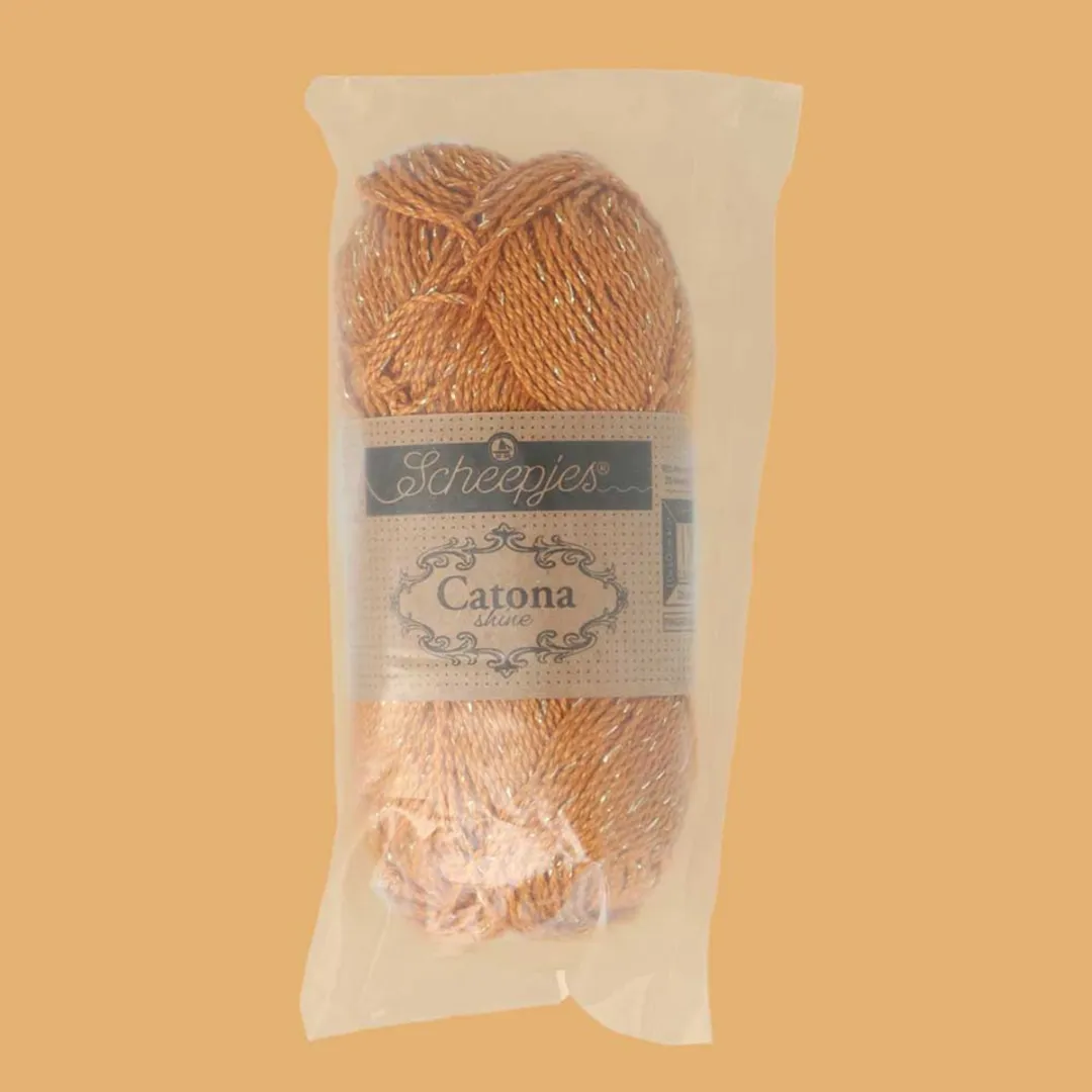Scheepjes Catona Shine 50g - Ginger Gold
