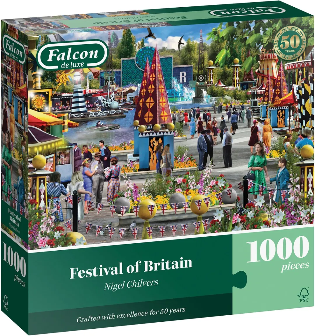 Jumbo Falcon Brits Puzzel 1000 Stuks