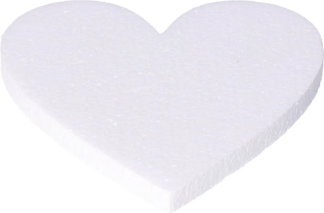 Bellatio Design Piepschuim Hartje - Dia 10 - Wit