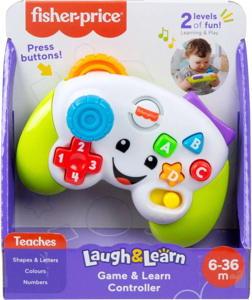 Mattel Fisher-Price Laugh & Learn Game & Learn Controller - Meerkleurig