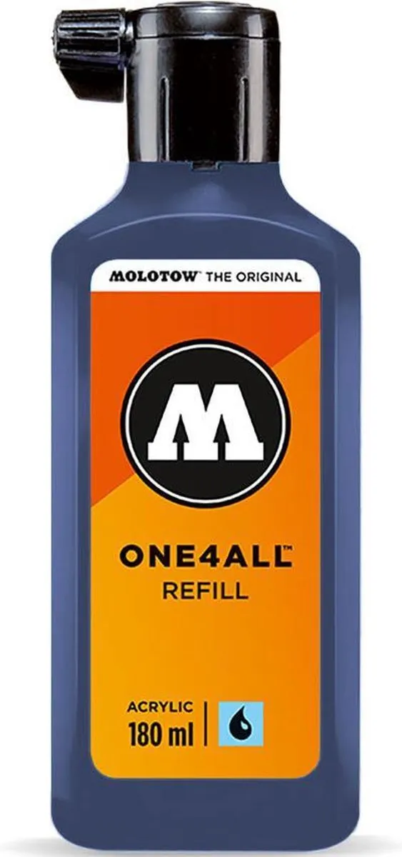 Molotow ONE4ALL Staalblauwe Inkt 180ml