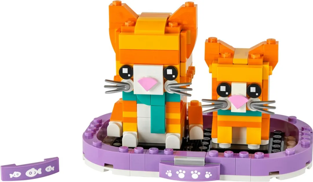 LEGO Brickheadz 40480 Kitten & Ginger Tabby - 269 Stukken