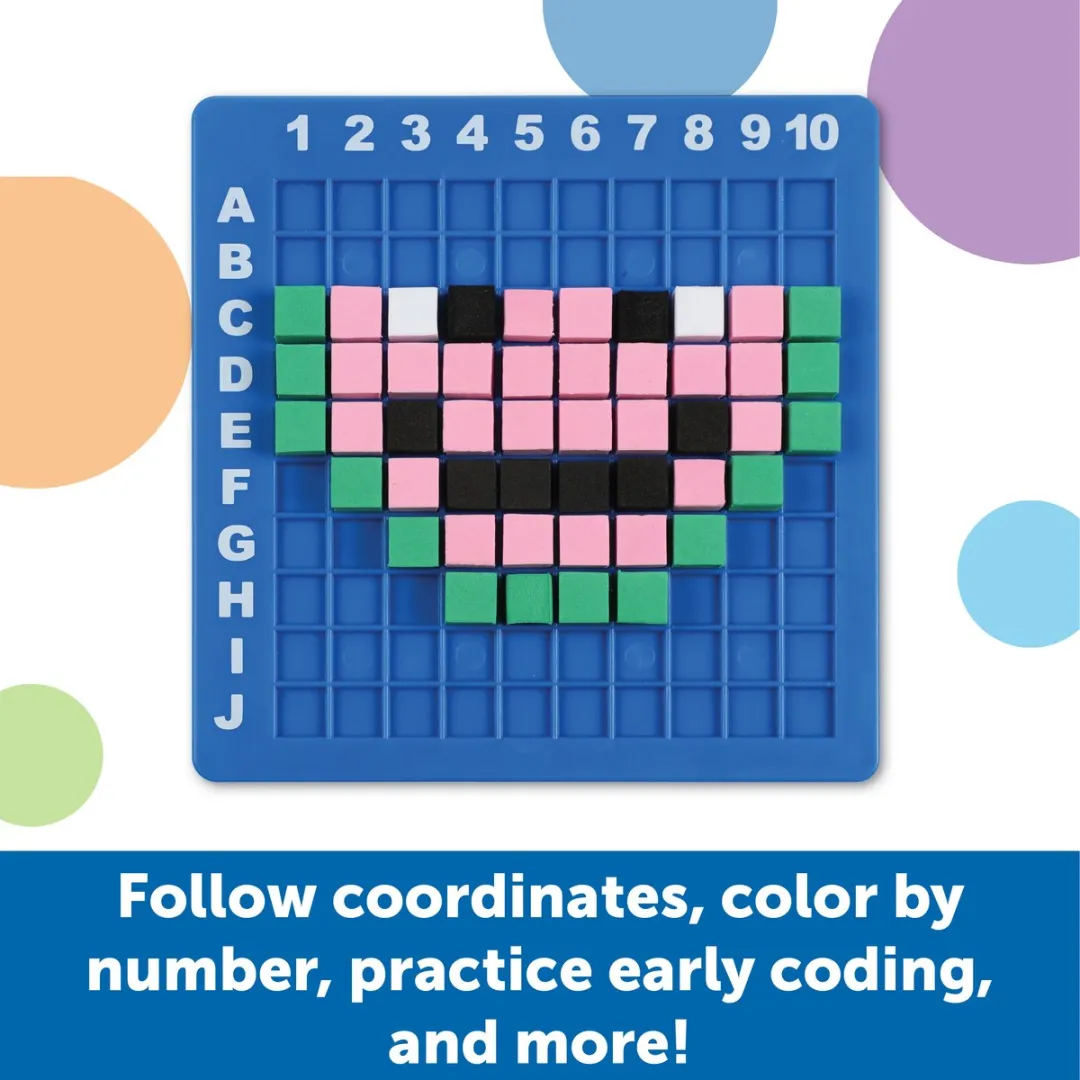 Learning Resources Pixel Art Challenge STEM Speelgoed 950LER9463 - Meerkleurig