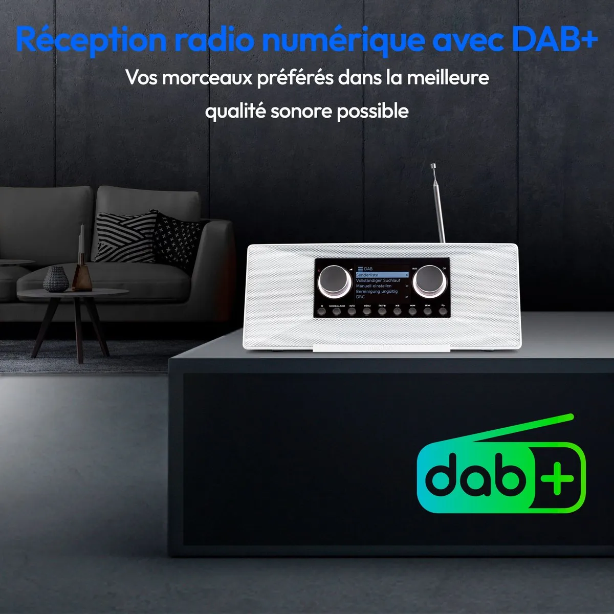 Medion MD89289 Internetradio DAB+ - 12W - Wit