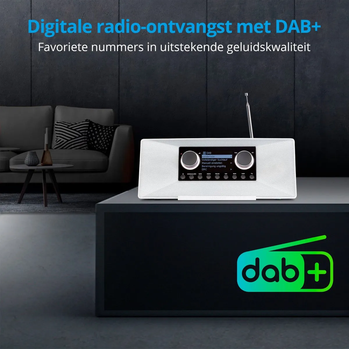 Medion MD89289 Internetradio DAB+ - 12W - Wit