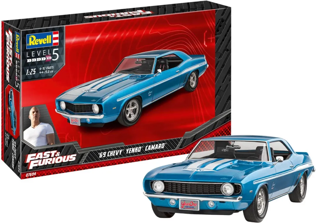 Revell 07694 Yenko Chevy Camaro Modelbouwpakket 1:25