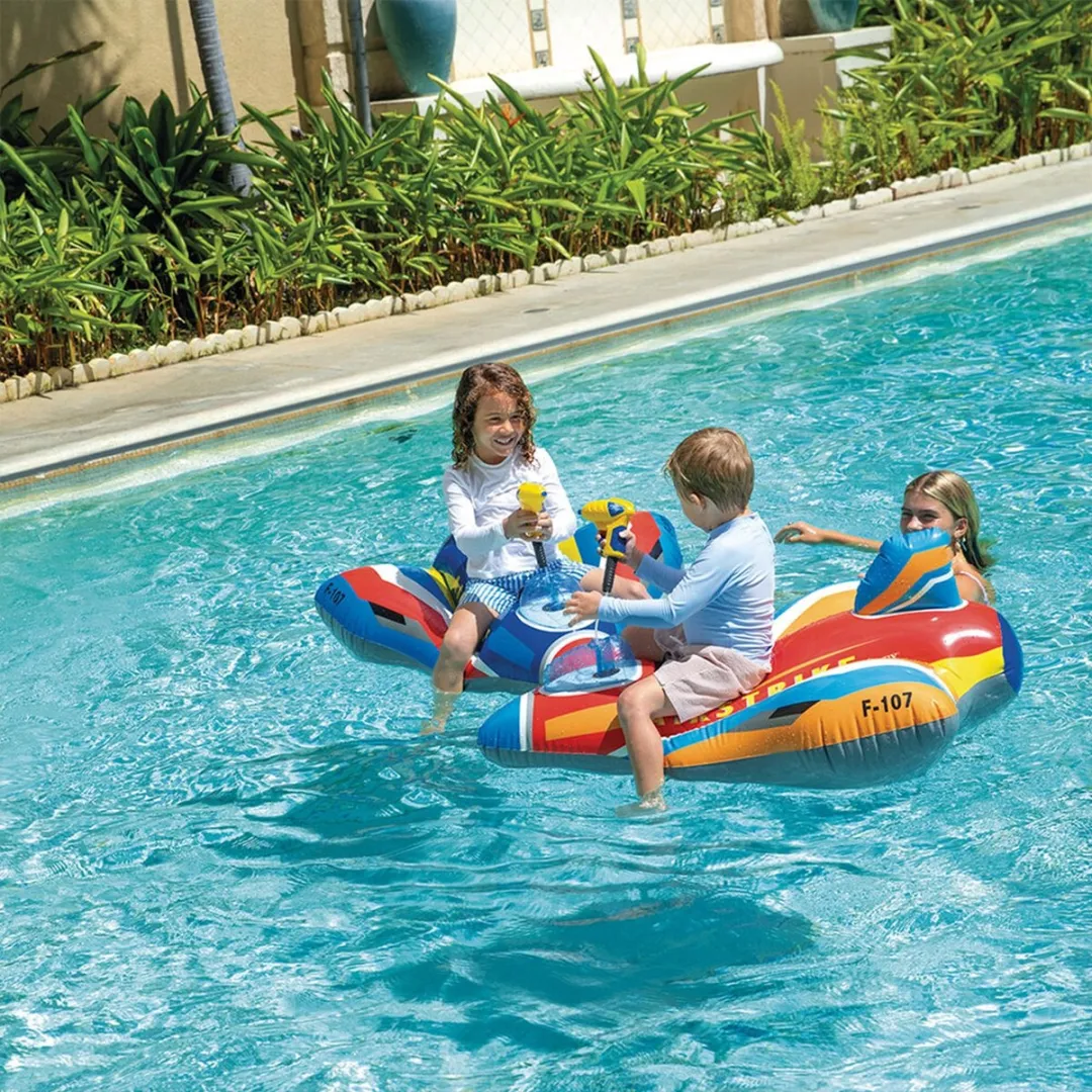 Intex Jet Fighter Ride-On - Multicolore