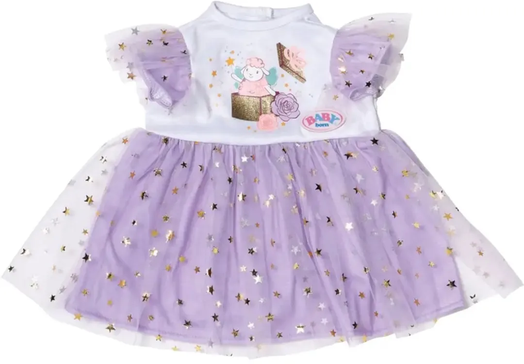 Baby Born Tutu Jurk Lilac 43cm - Poppenhuispop