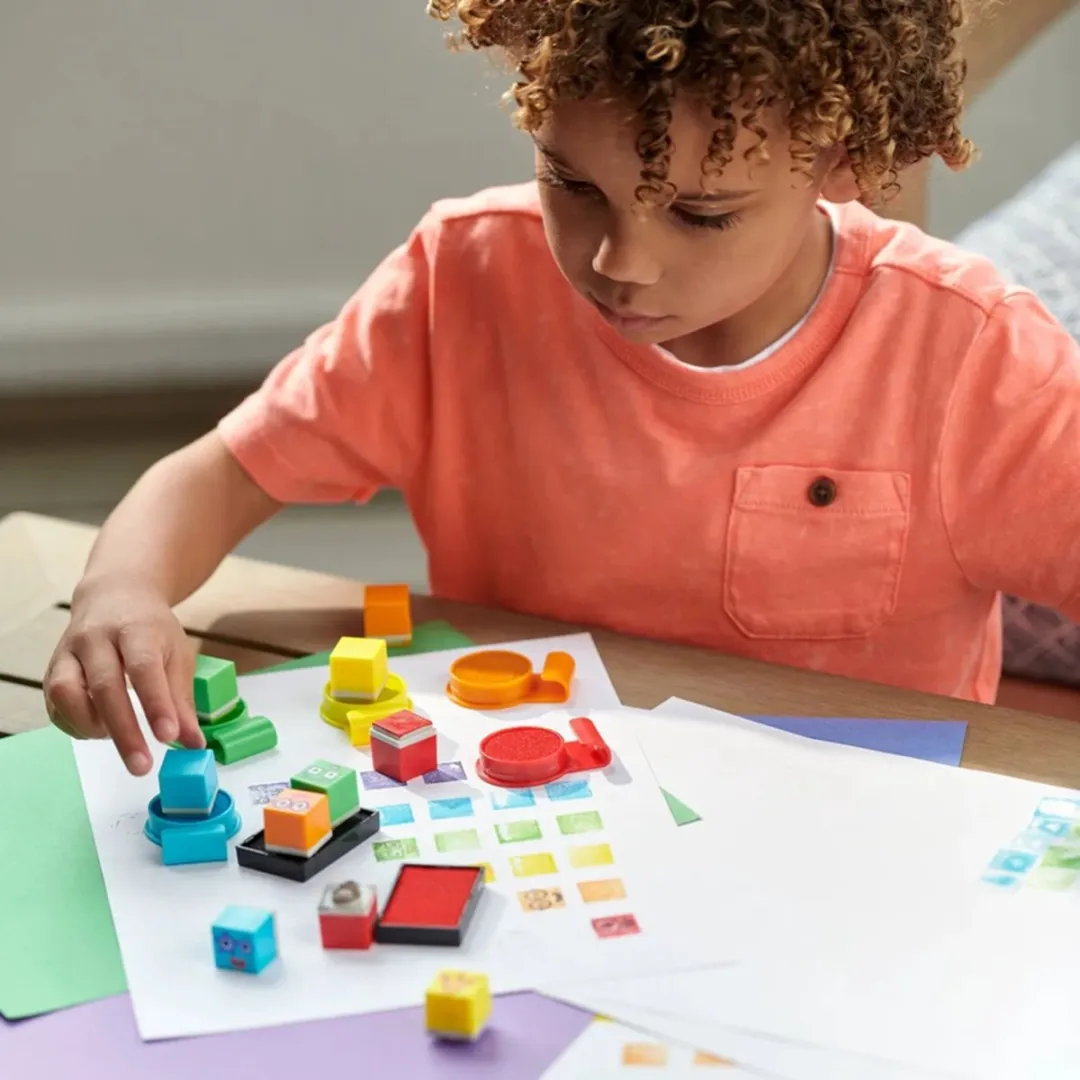 Learning Resources Number Blocks Stempelpark - 20 Stuks - 12 Kleurpads