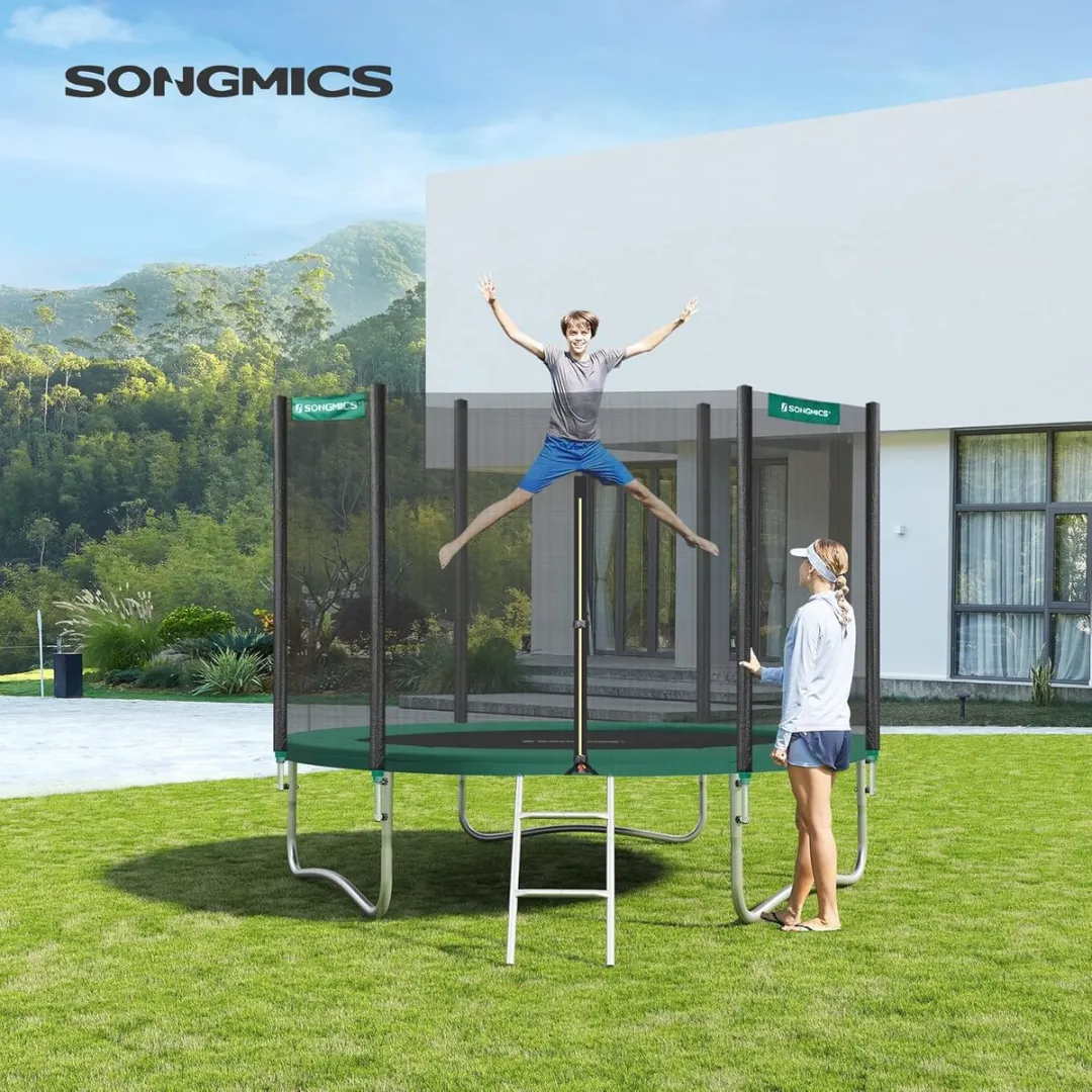 Songmics STP12GN Trampolinerandafdekking Ø366cm - Groen