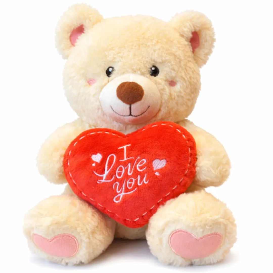 Topknuffels Teddybeer Puck Pluche Knuffel 27cm