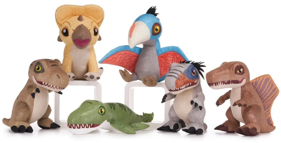 Jurassic World Dinosaurus Bruin Pluche Knuffel 30cm