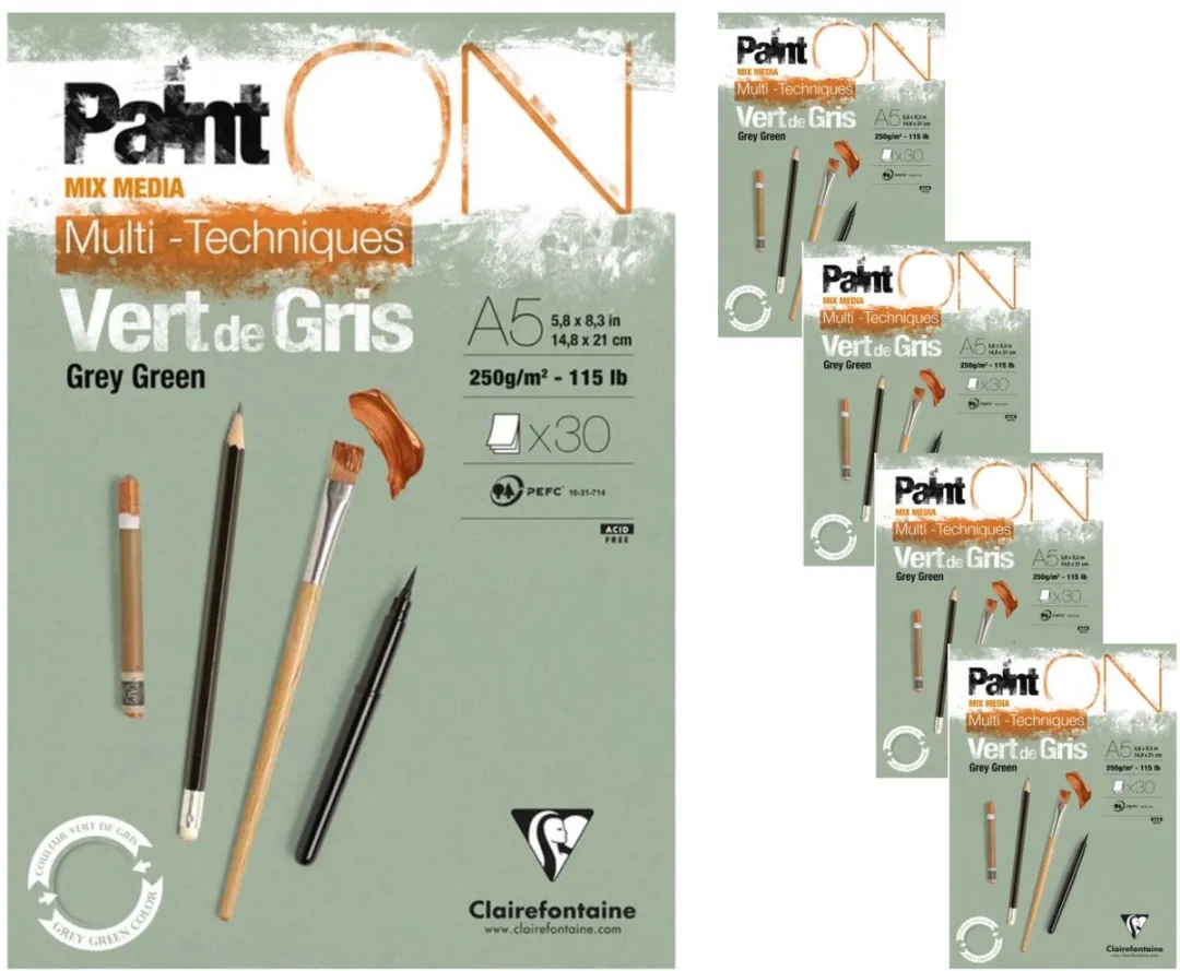 Clairefontaine Paint ON Multi-Techniek Pad A5 250g