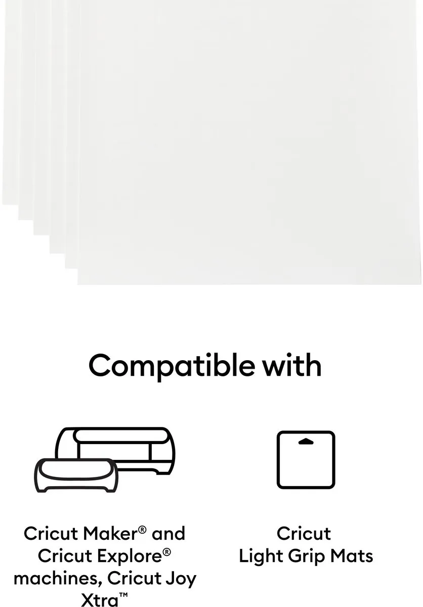 Cricut Printbaar Stickerpapier A4 Wit - 8 Vellen - afbeelding 4 van 6