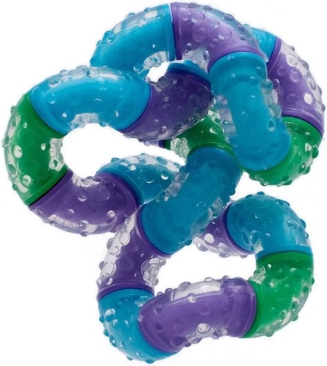 Tangle Therapy DISPLAY 4 Stuks - Paars/Blauw/ Groen