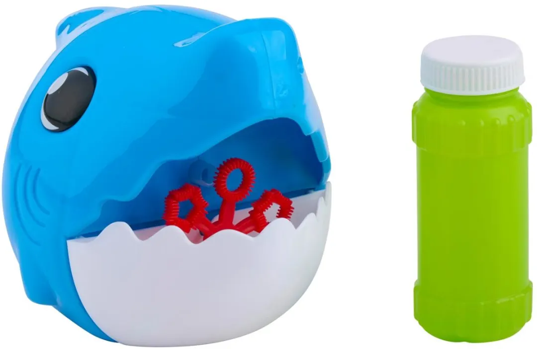 Eddy Toys Bubble Shark Bellenblaasmachine - Blauw