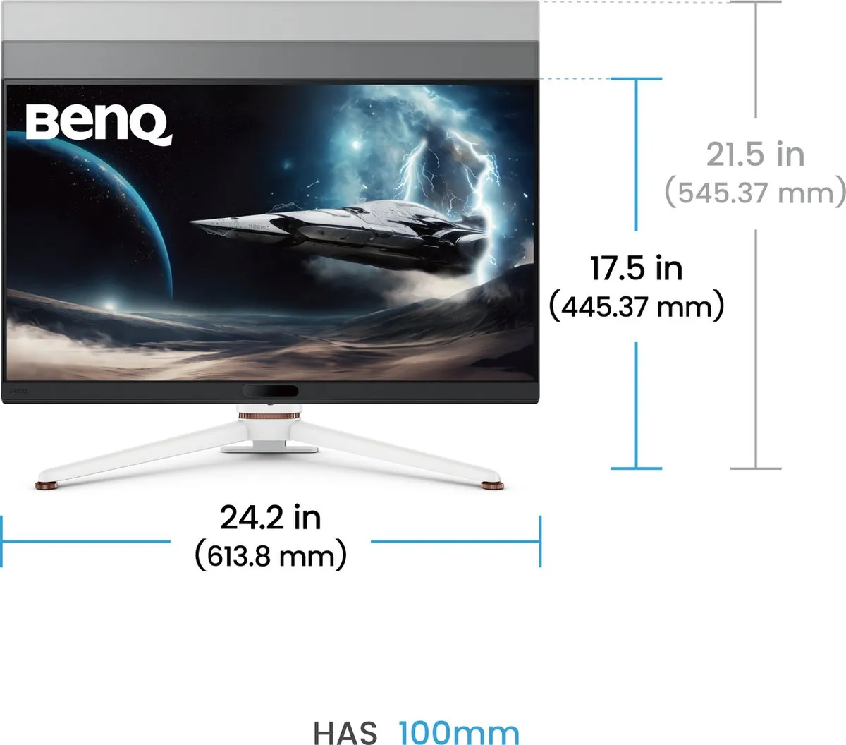 BenQ MOBIUZ EX271Q Gaming Monitor 27" - 2K 180Hz - 1ms - 65W USB-C