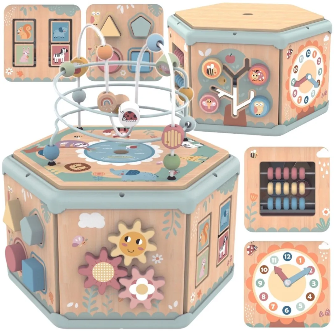 Tooky Toy Activiteitenkubus 7-in-1